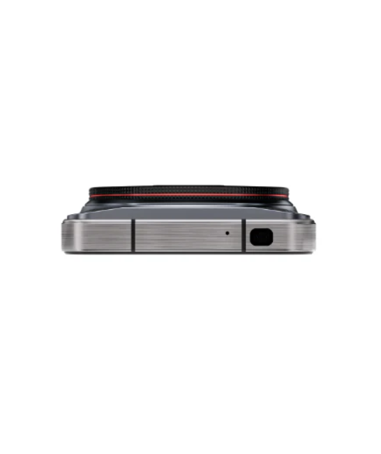 Camera lens on a white background